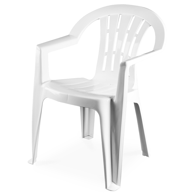 Pack 160 Cadeiras Casablanca com Braços Branco