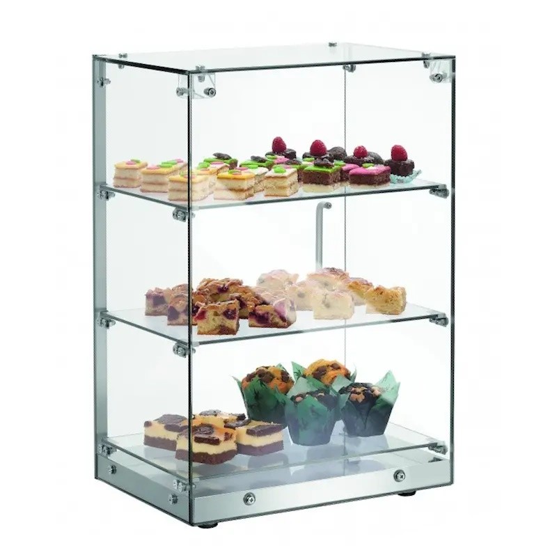 Vitrine Neutra de 3 pisos – 60l – 406X350X618mm