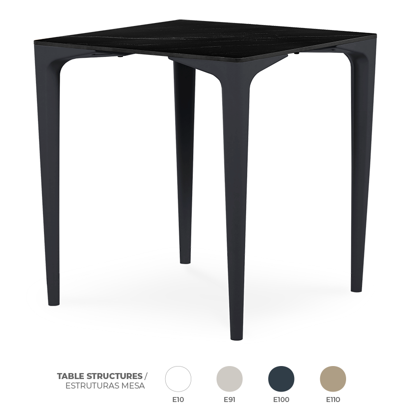 Pack 10 Mesas Spike Dark Marble