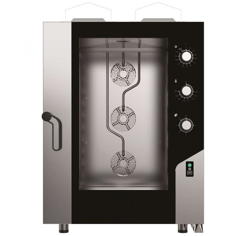 Forno de conveção a gás para pastelaria/padaria 10 tabuleiros 600x400mm