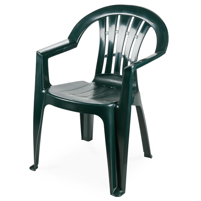 Pack 160 Cadeiras Casablanca com Braços Verde Deep