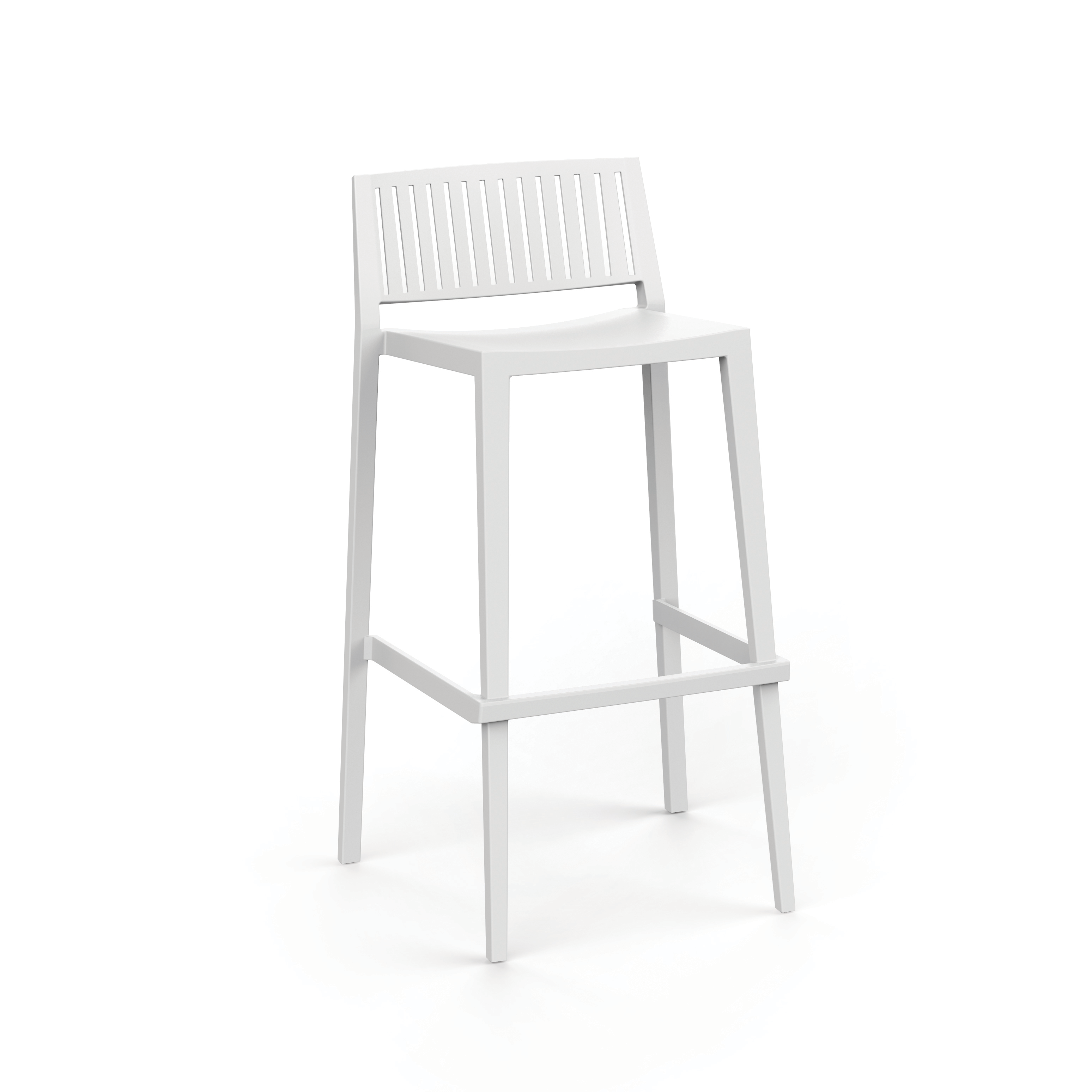 Pack 40 Bancos de Bar Alto BARS Branco