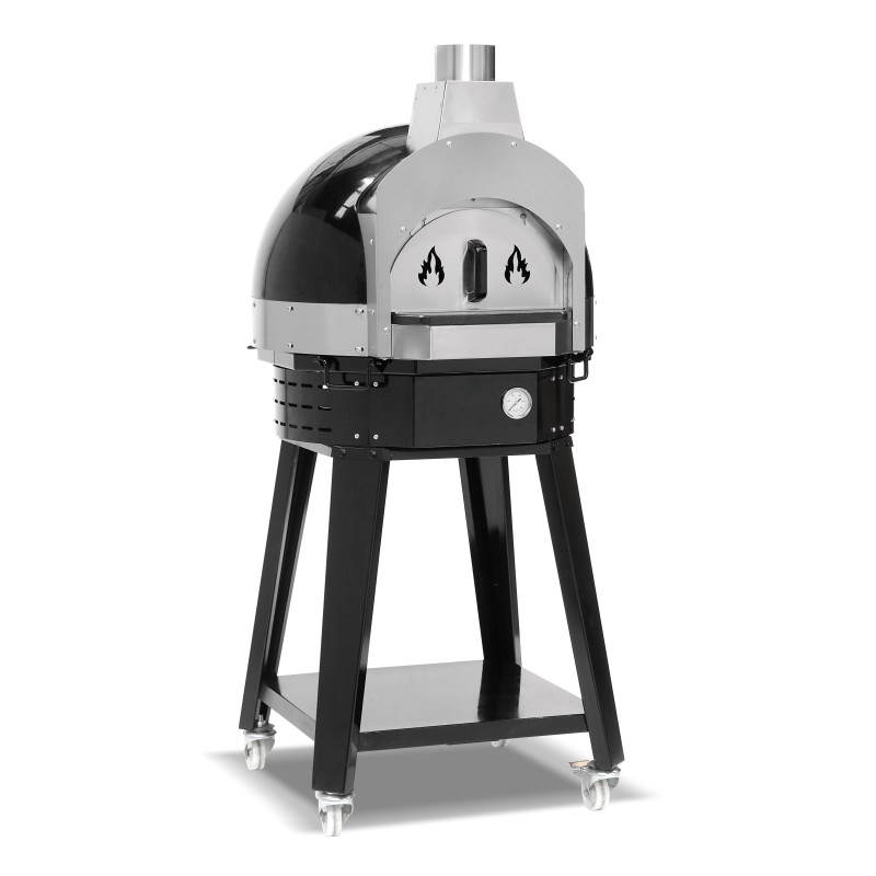 Forno para Pizza a Gás com Base de Pedra Diâmetro 600 mm sem Rotação