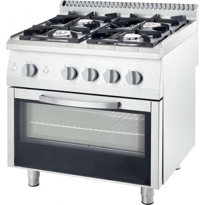 Fogão a gás 4 queimadores com forno 3,5+2X5+7 KW