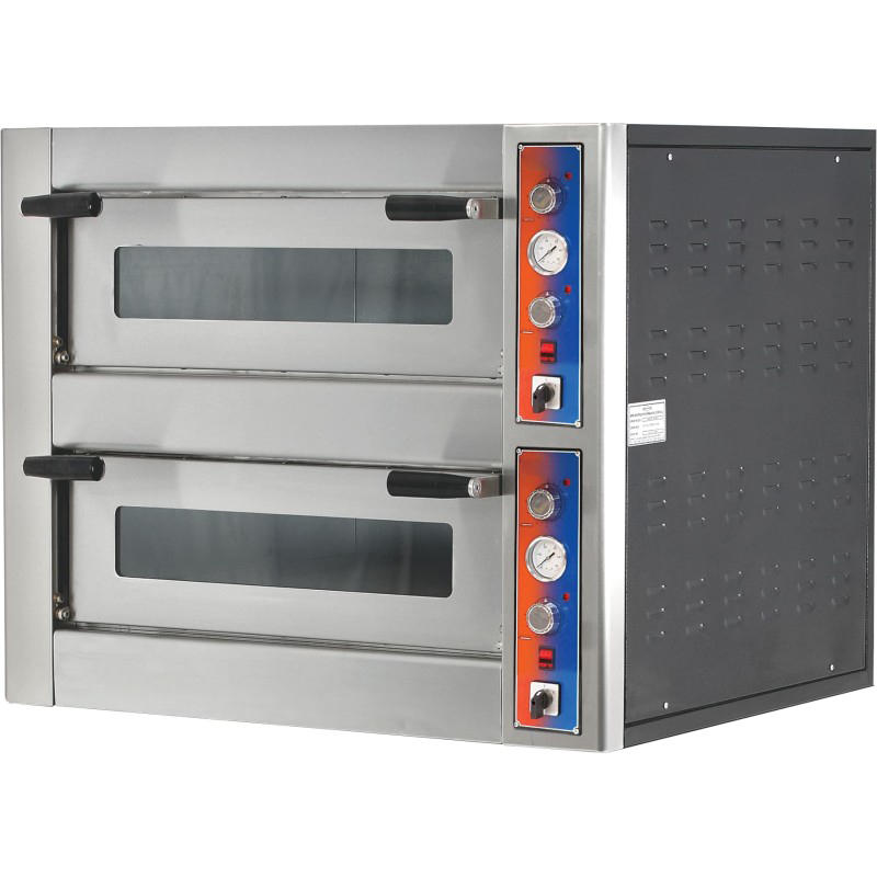 Forno Elétrico para Pizza Capacidade 9 + 9 Pizzas Diâmetro 30 cm 1190x1100x760