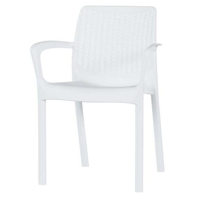 Pack 40 Cadeiras Indy Rattan Branco