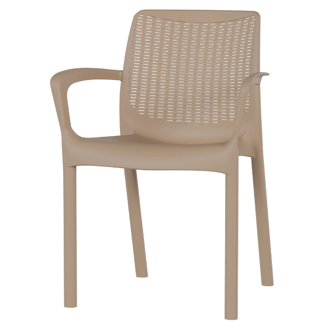 Pack 40 Cadeiras Indy Rattan Taupé Fawn
