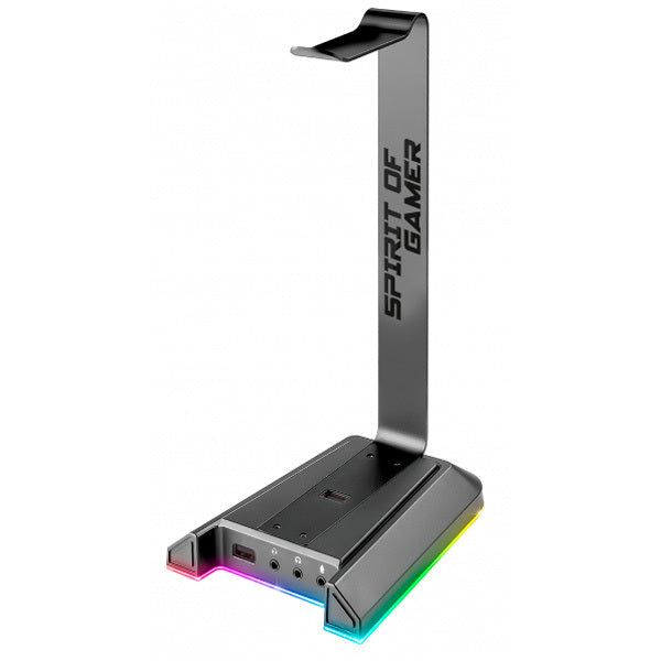 Spirit Of Gamer Suporte Auscultadores Sentinel 7.1 RGB Preto