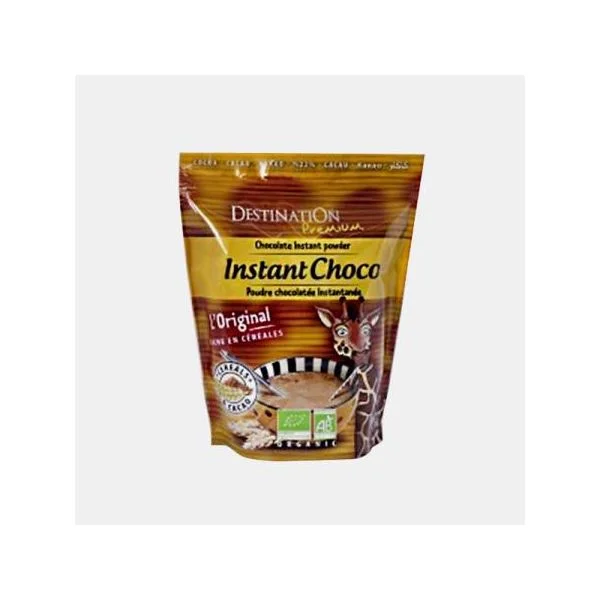 Destination Chocolate Instantaneo em Pó Bio 400g
