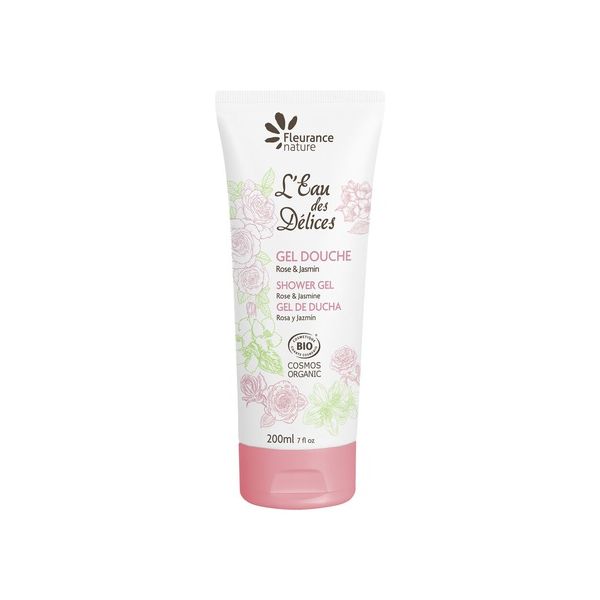 Fleurance Nature Eau Des Delices Gel de Banho Rosa de Jasmim 200ml