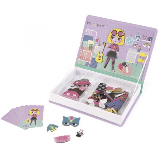 Janod Magneti'book Roupa de Menina 3-8 anos