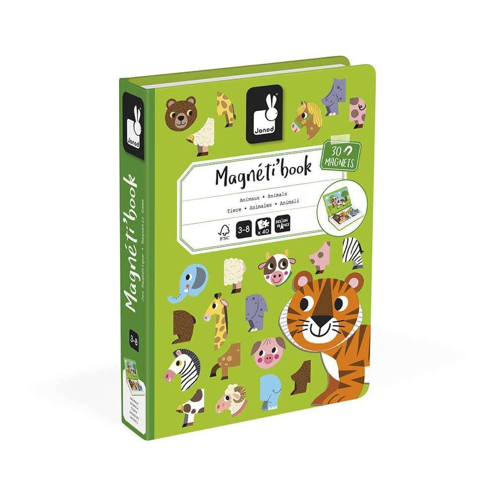 Jogo Janod MagnetiBook Animais
