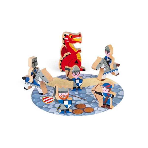 Conjunto Histórias Cavaleiros de madeira 3+