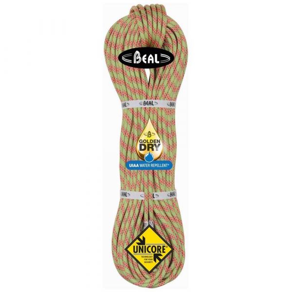 Beal Corda Escalada Ice Line Golden Dry Unicore 81x50m Anise
