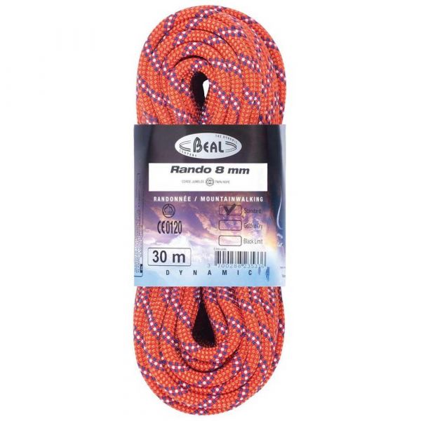 Beal Corda Escalada Rando 8 Mm Orange - BC08R.48.O