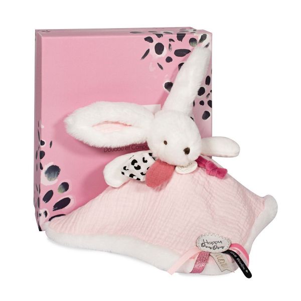 Doudou Et Compagnie Boneco-doudou Happy Blush, 25 cm Rosa