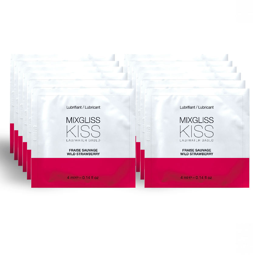 Mixgliss Lubricante Base Agua Morango 12 Monodosis 4ML D-210247