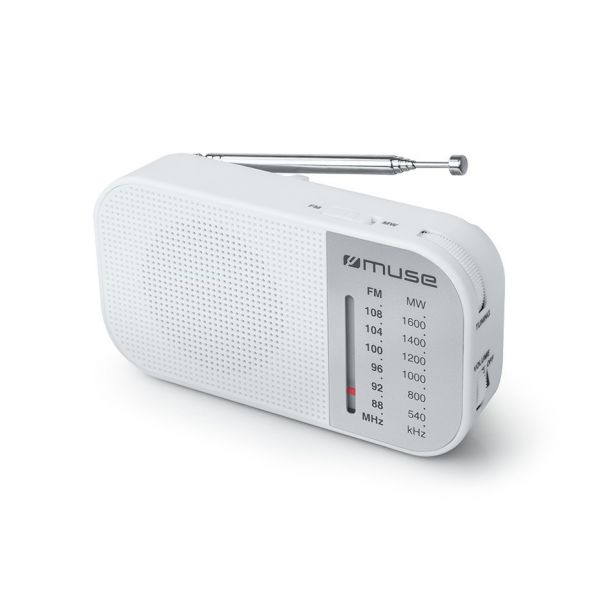 Muse Rádio Portátil Am/fm M025RW (branco) - M025RW