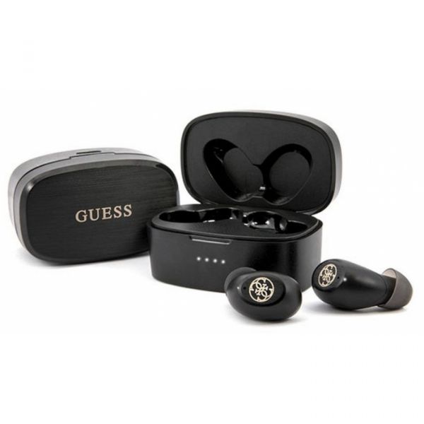 Guess Auriculares Bluetooth TWS GUTWSJL4GBK Stereo + Power Bank Black