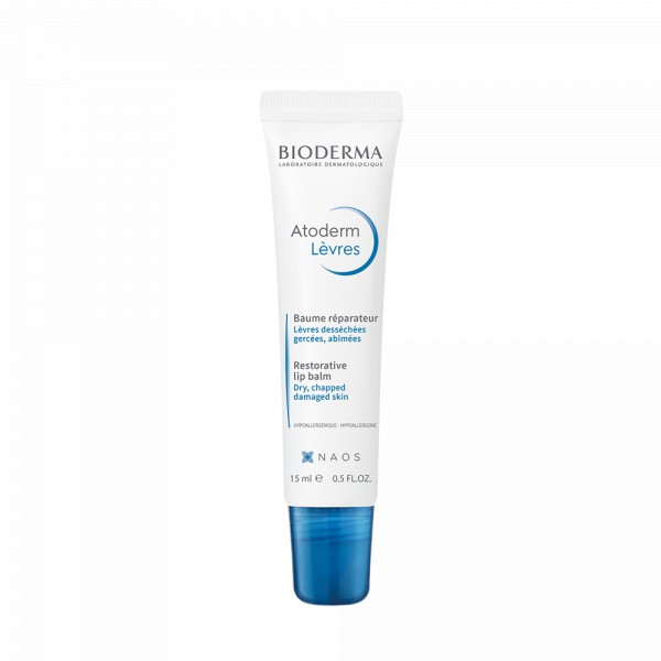 Bioderma Atoderm Bálsamo Labial 15mL – Nutrição & Reparação