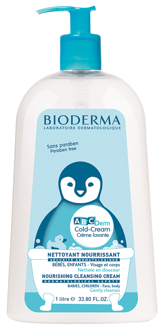 Bioderma ABCDerm Cold-Cream Creme Lavante 1L – Limpeza & Nutrição