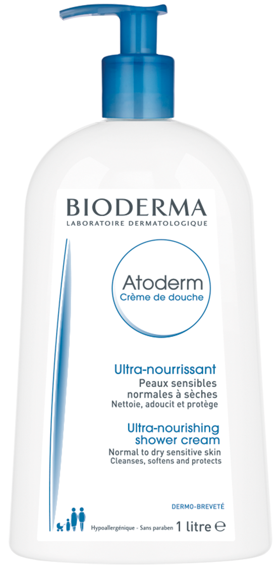 Bioderma Atoderm Creme Lavante 1 L – Higiene Suave e Ultra-Nutritiva