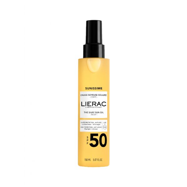 Protetor Solar Lierac Sunissime Óleo Solar Corporal SPF50 150ml