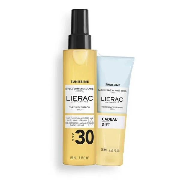Protetor Solar Lierac Sunissime Óleo SPF30 150ml + Geleia Pós Solar 75ml