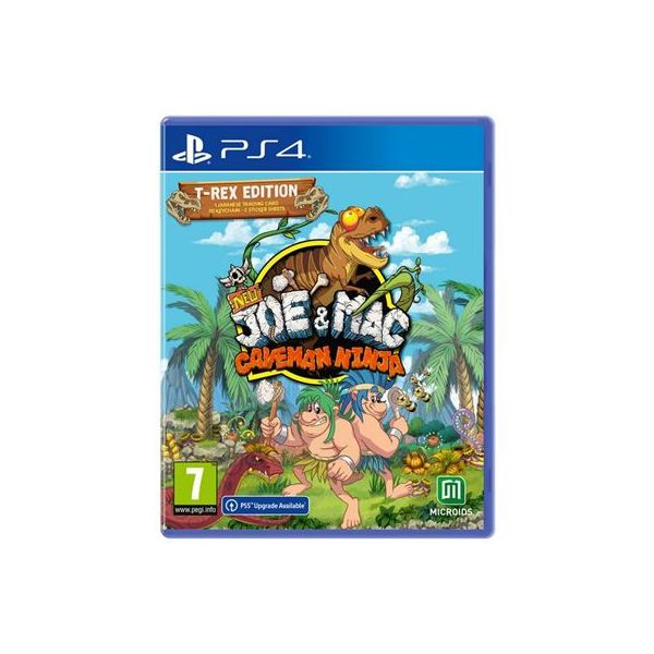 New Joe & Mac Caveman Ninja T-Rex Edition PS4
