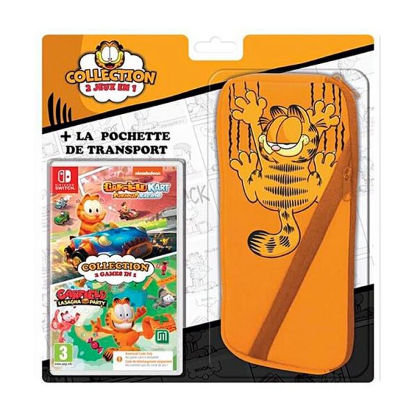 MICROIDS BOLSA SWITCH GARFIELD + 2 JOGOS