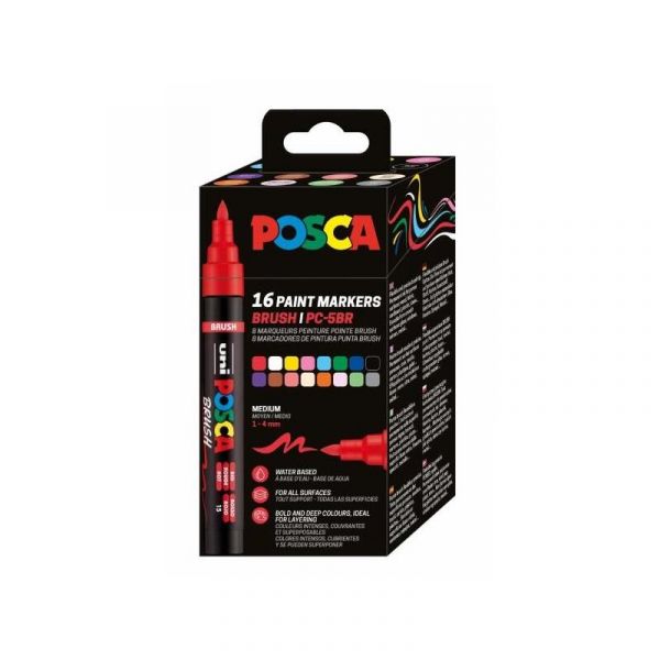 Posca Marcadores PC-5BR 16 Unidades