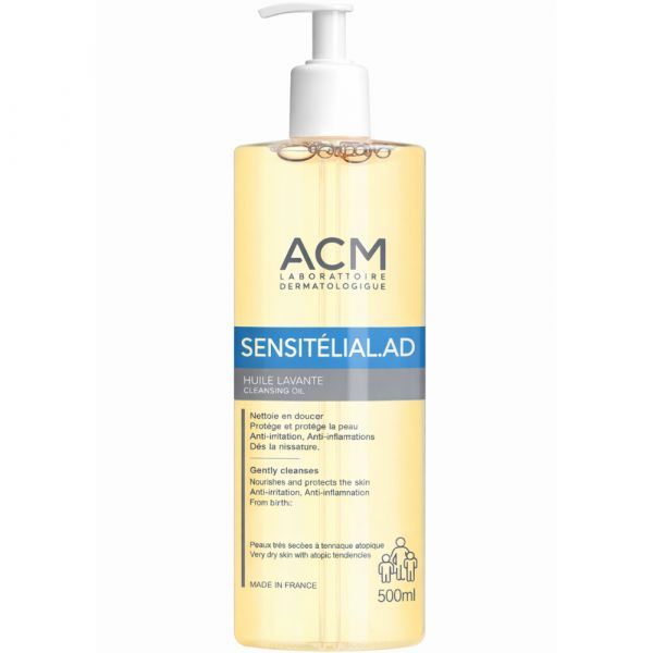 ACM Laboratoires Sensitélial AD Óleo de Limpeza 500ml