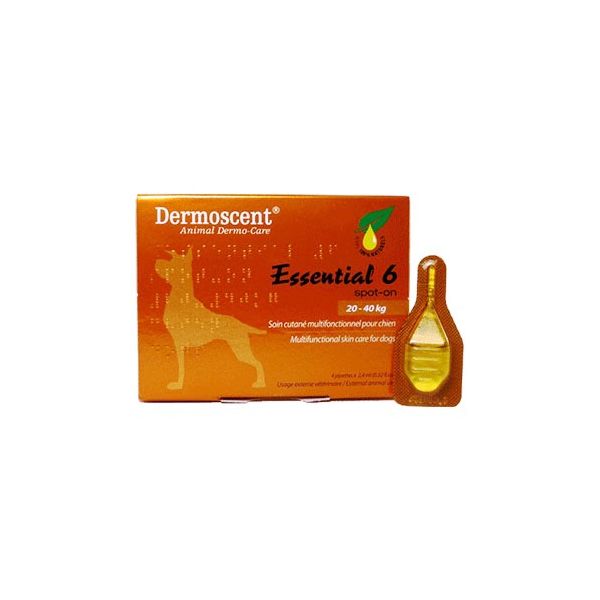 Dermoscent Essencial Cão 6 Spot On 20-40Kg 4 Pipetas