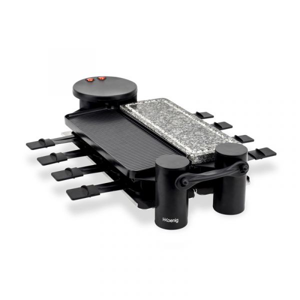 Grelhador HKOENIG Raclette 8 Pessoas 3 em 1 1200 W