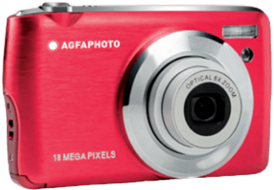 Agfa Aparelho Foto Digital DC-8200 Vermelho + 1 Cartão Sd 16GB - AGFADC8200ROOD