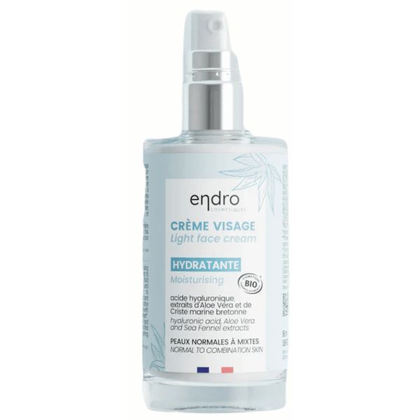Endro Cosmétiques Creme Hidratante Facial Pele Normal Mista 50ml