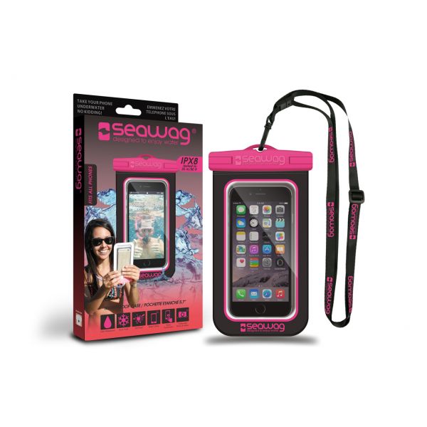 Seawag Bolsa para Telemóvel Resistente a Àgua Black / Pink IPX8