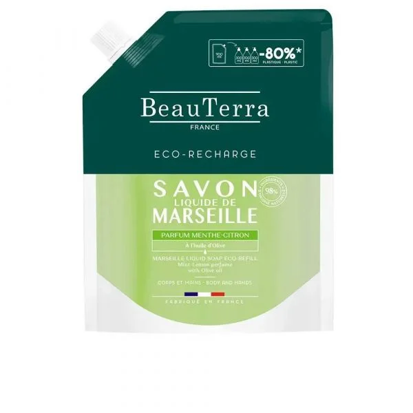 BeauTerra Sabonete Líquido Menta-Limão 900ml
