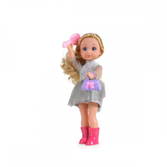 Boneca Moni Little Doll Grey 36 cm