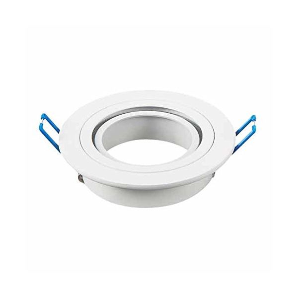 V-tac Aro GU10 Orientável Redondo Branco - V3599