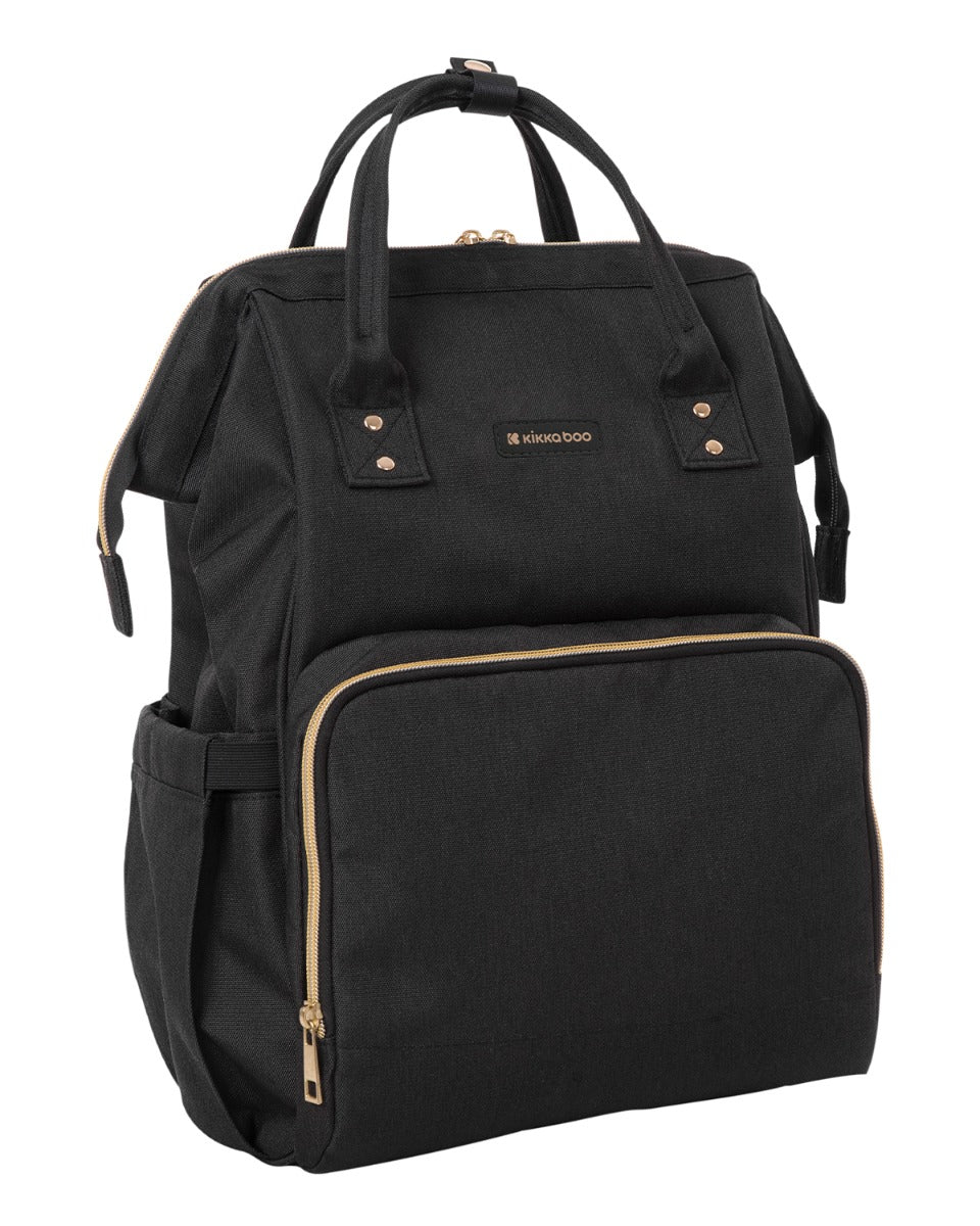 Bolsa de Maternidade Siena Preta e Dourada