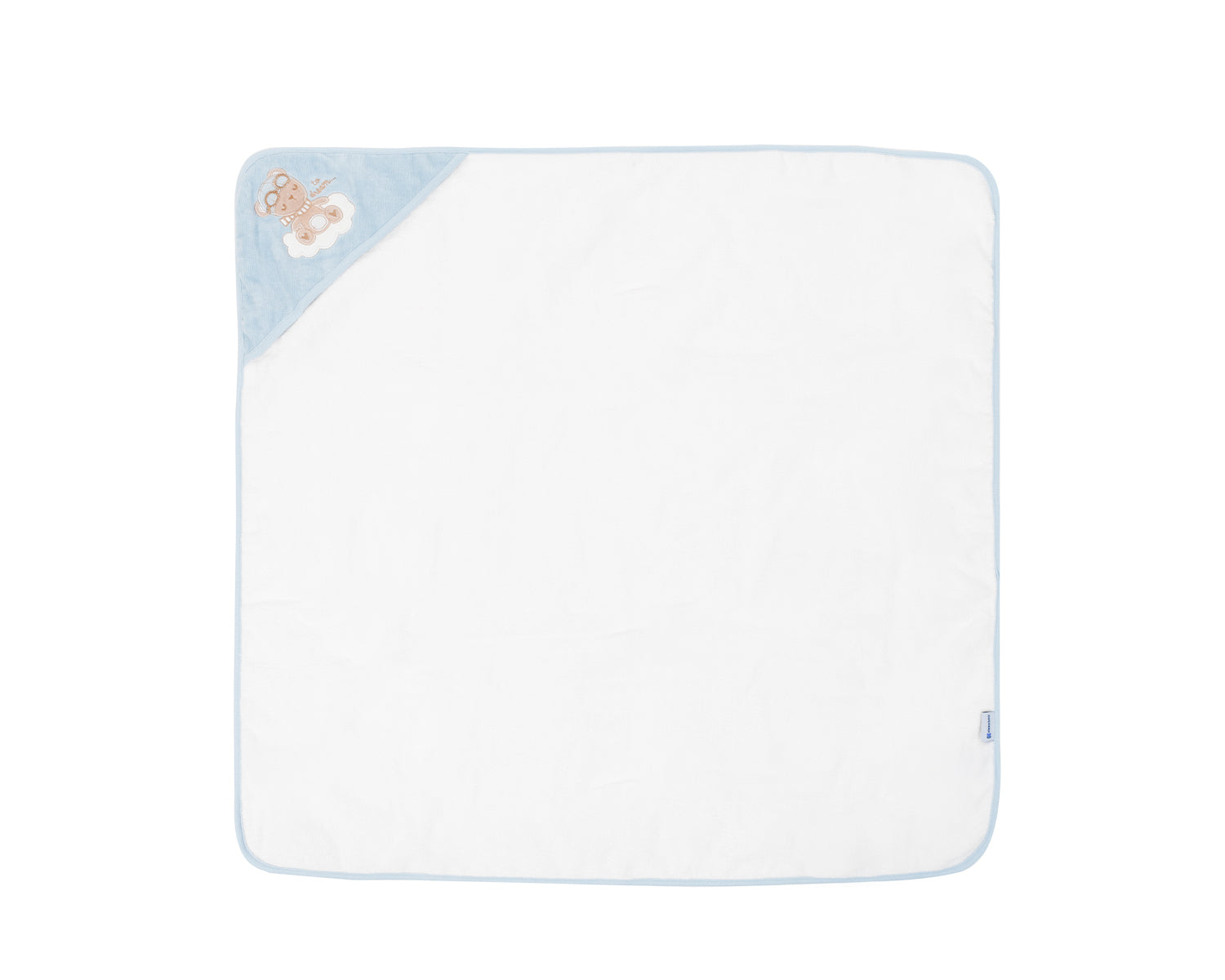 Toalha com capuz 90/90 cm Dreamy Flight Azul