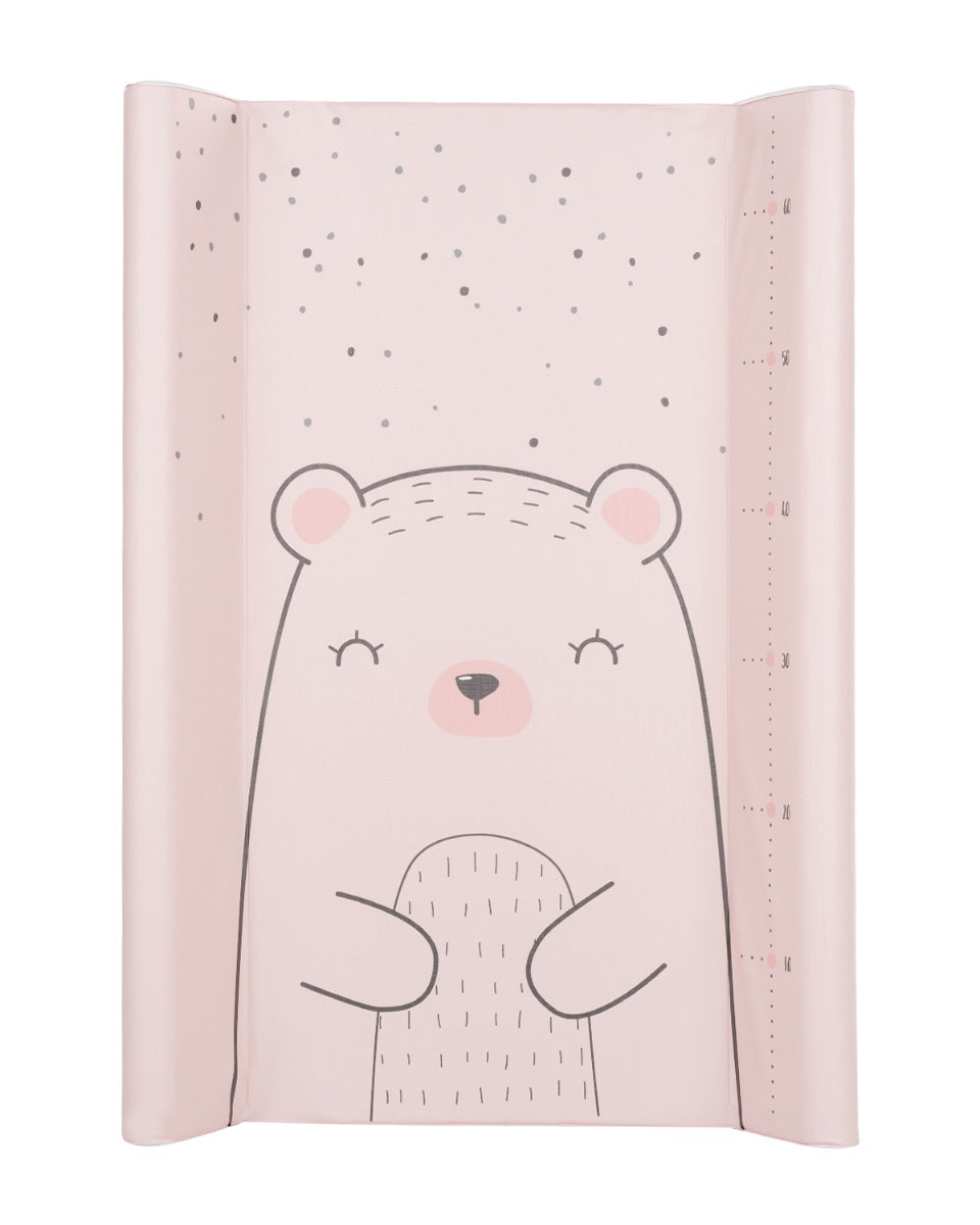 Muda fraldas em PVC rígido 70Ñ…50cm Bear with me Rosa