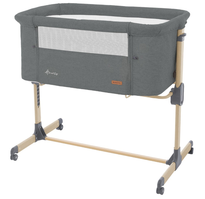 Berço Co-sleeping Kikka Boo Amaris Gris Oscuro