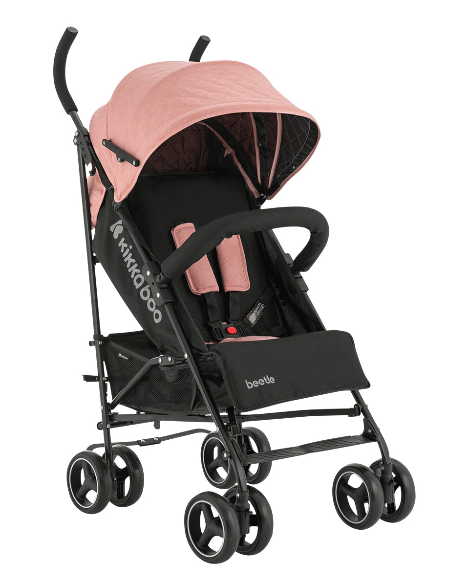 Carrinho de Bebé Carocha Rosa