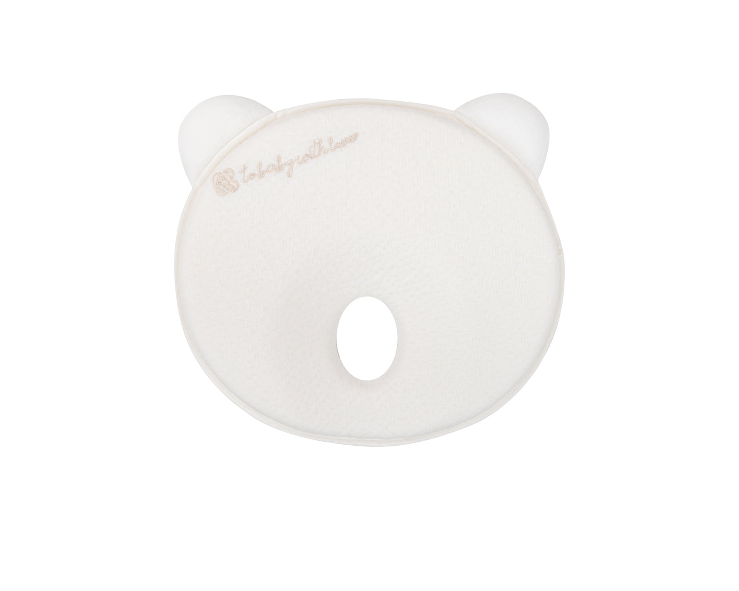 Almofada ergonómica de espuma viscoelástica Bear Airknit, branca