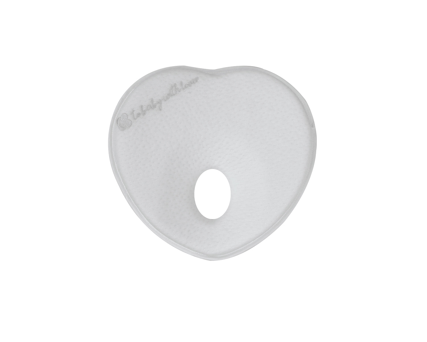 Almofada ergonómica de espuma viscoelástica Heart Airknit, cinza
