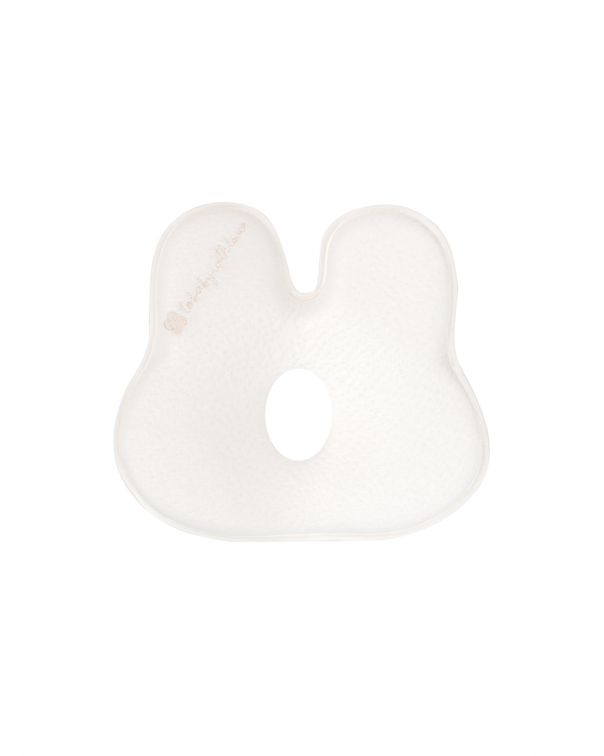 Almofada ergonómica de espuma viscoelástica Bunny Airknit (branca)