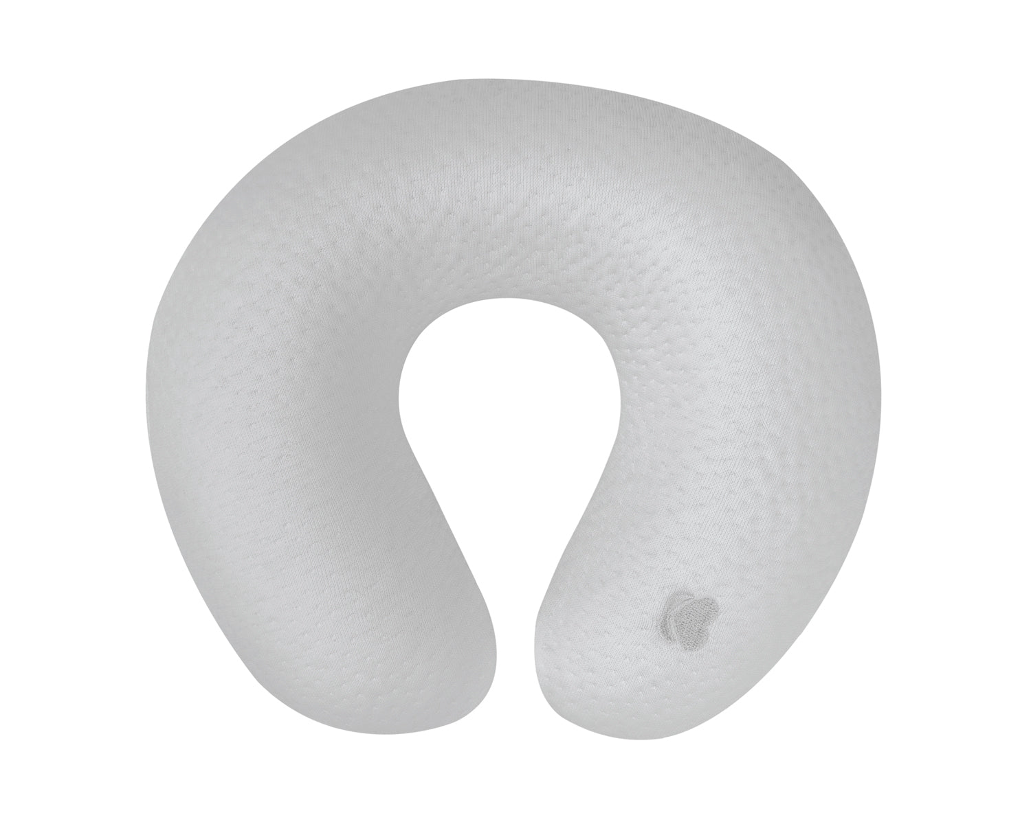 Almofada de viagem de espuma viscoelástica Airknit cinzento