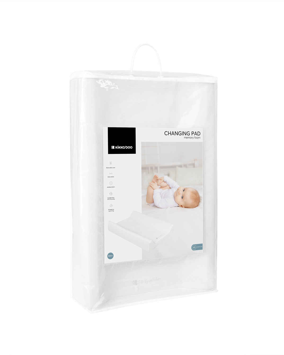 Muda-fraldas Airknit em espuma viscoelástica, branco